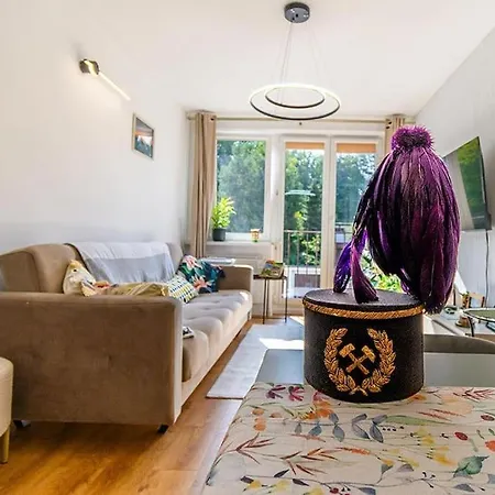 Apartament Górnik W Wałbrzychu 40m, Kuchnia, Klima, Wifi, Parking Wałbrzych