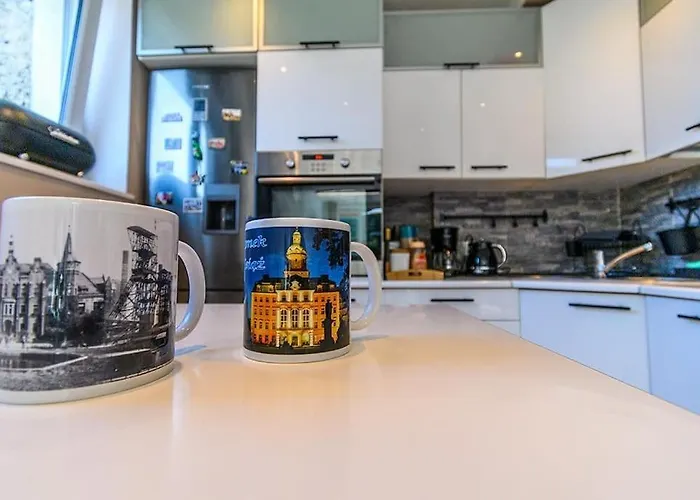 Gornik W Walbrzychu 40m, Kuchnia, Klima, Wifi, Parking Валбжих