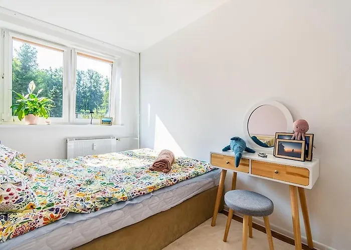 Апартаменты Gornik W Walbrzychu 40m, Kuchnia, Klima, Wifi, Parking Валбжих